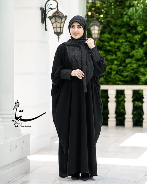 عبا مشکی ساده