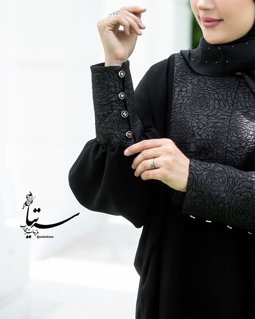 عبا مشکی ساده