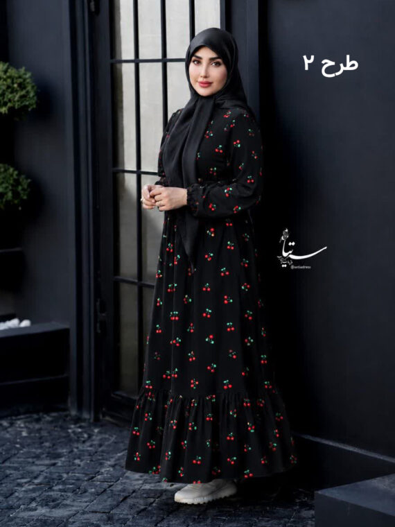 پیراهن ساحلی تابستانه طرح 2