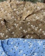 رنگ بندی پیراهن ساحلی از نمای نزدیک