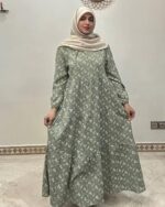 پیراهن ساحلی پاستلی سبز