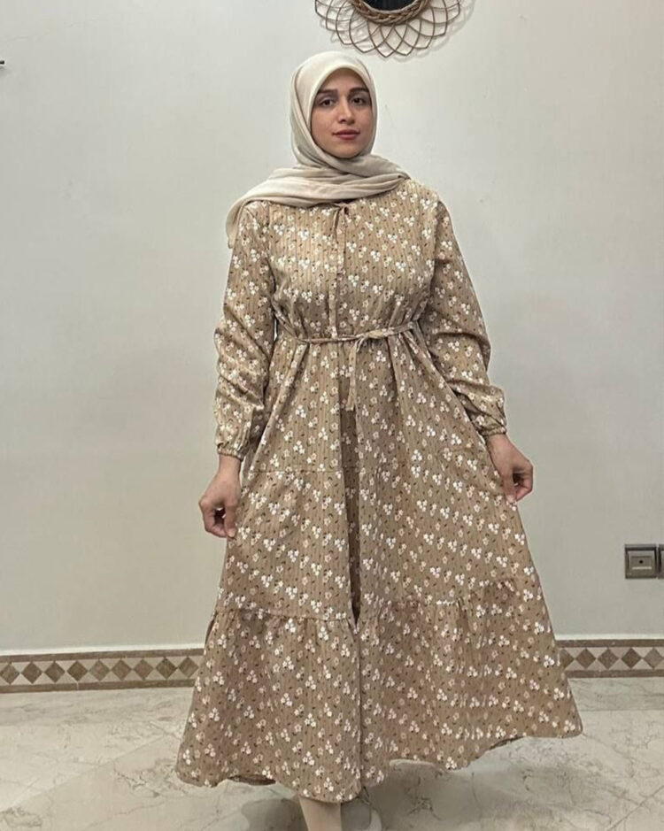 پیراهن ساحلی نسکافه ای