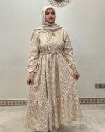 پیراهن ساحلی کرم