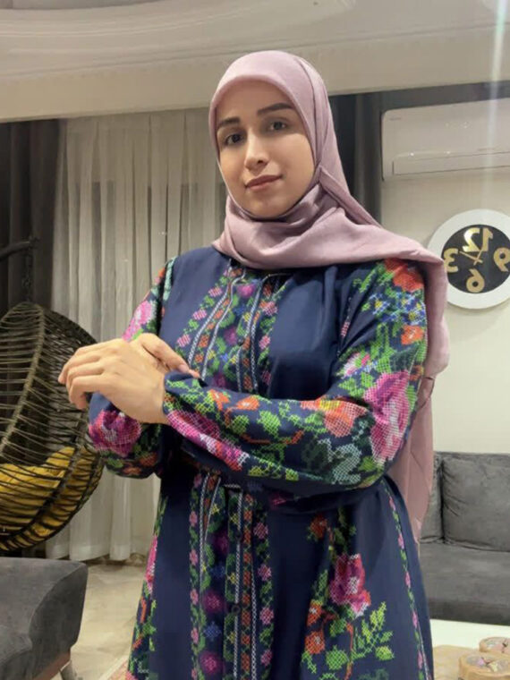 پیراهن ساحلی الیزه سرمه ای