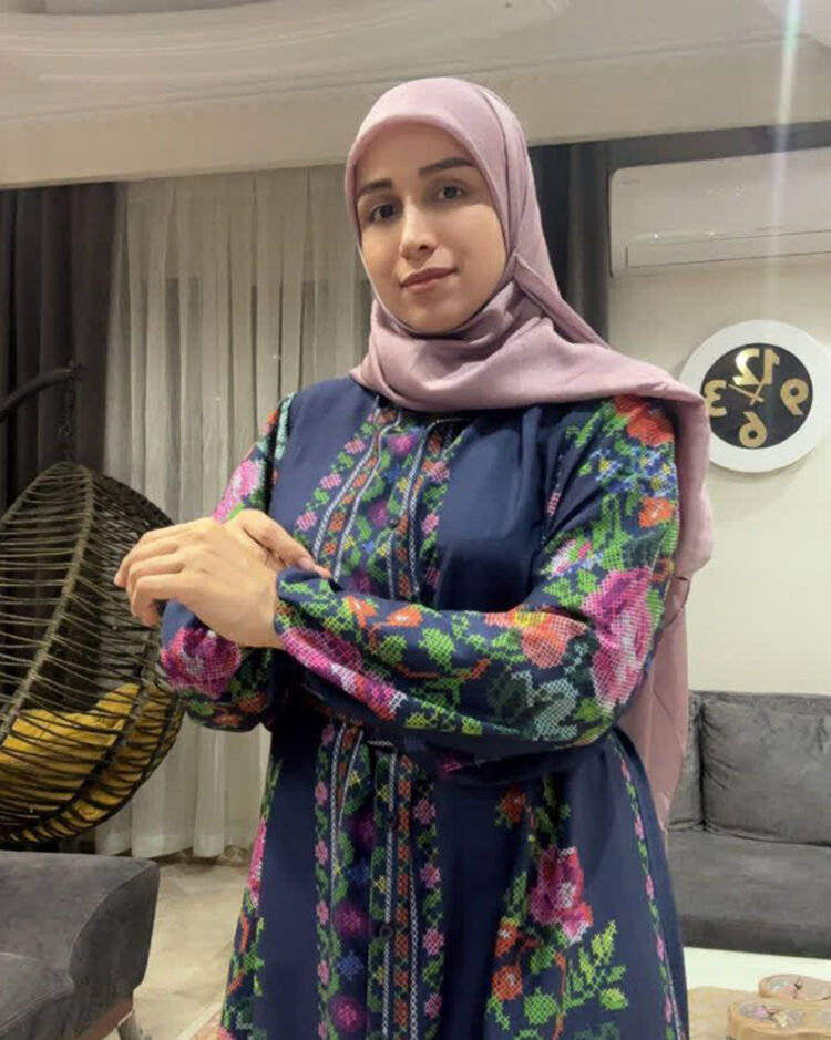 پیراهن ساحلی الیزه سرمه ای