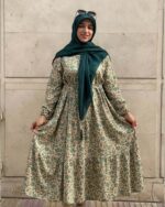 پیراهن ساحلی اقتصادی گلدار کد 03