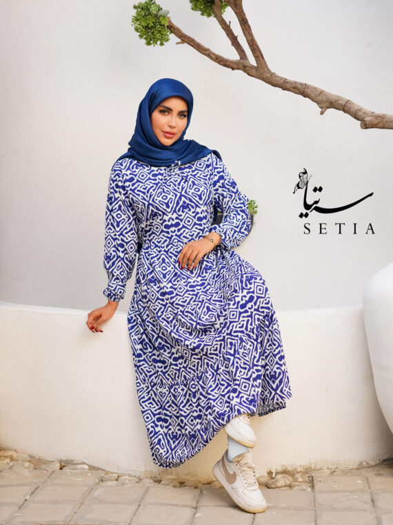 پیراهن ساحلی نگارین
