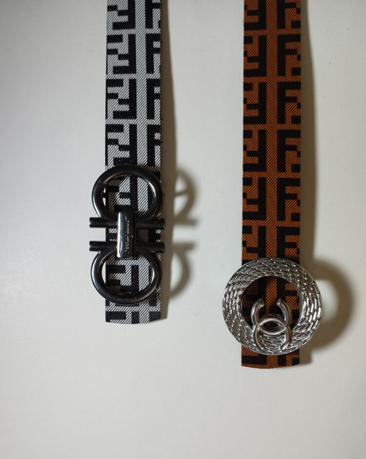 کمربند زنانه طرح fendi