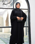 عبا زنانه نارگل مشکی