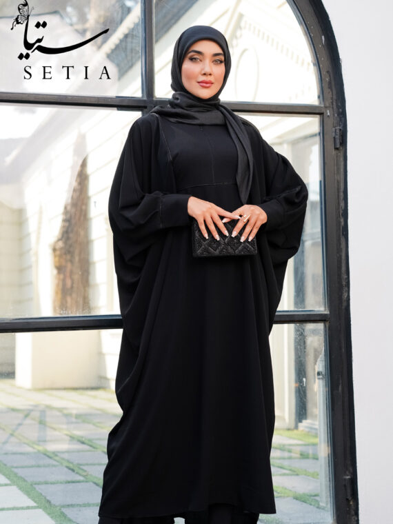 عبا زنانه نارگل مشکی