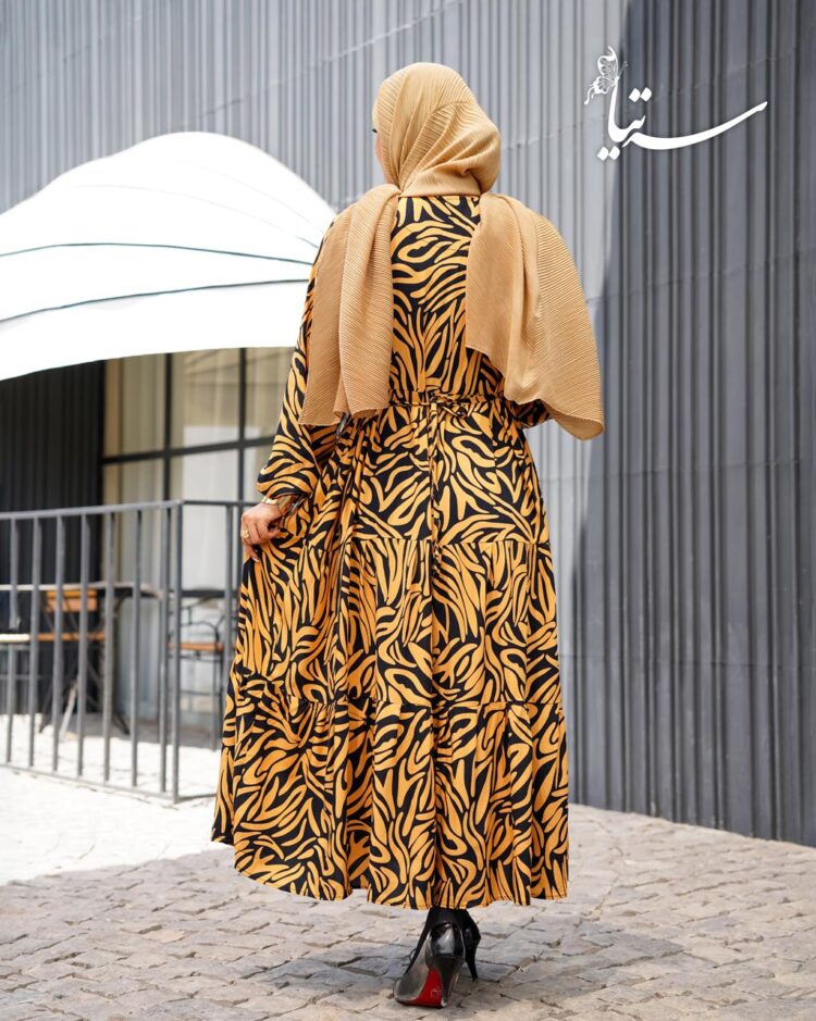 پیراهن ساحلی نخی گیسو - Image 7