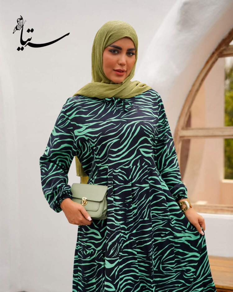 پیراهن ساحلی نخی گیسو - Image 6