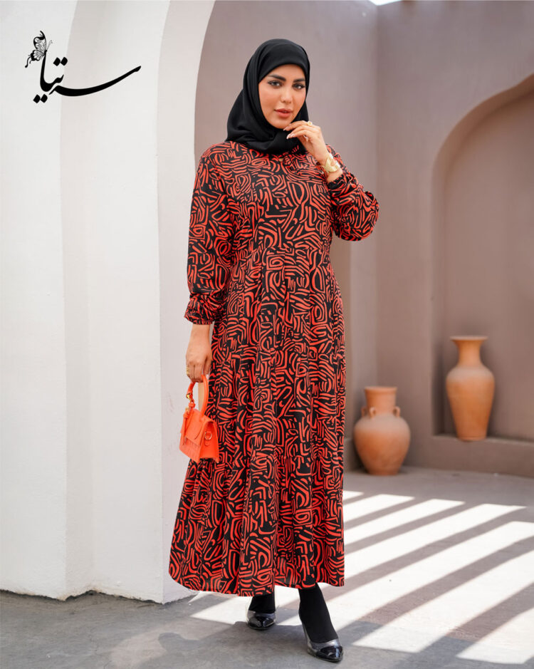 پیراهن ساحلی نخی گیسو - Image 4