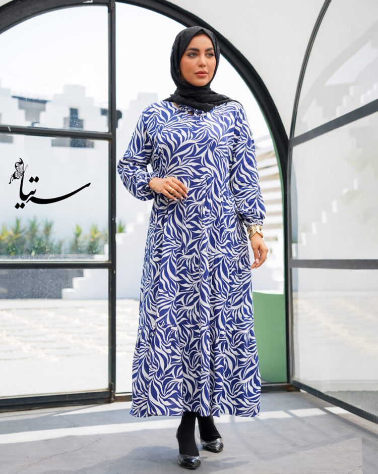 پیراهن ساحلی نخی گیسو - Image 3