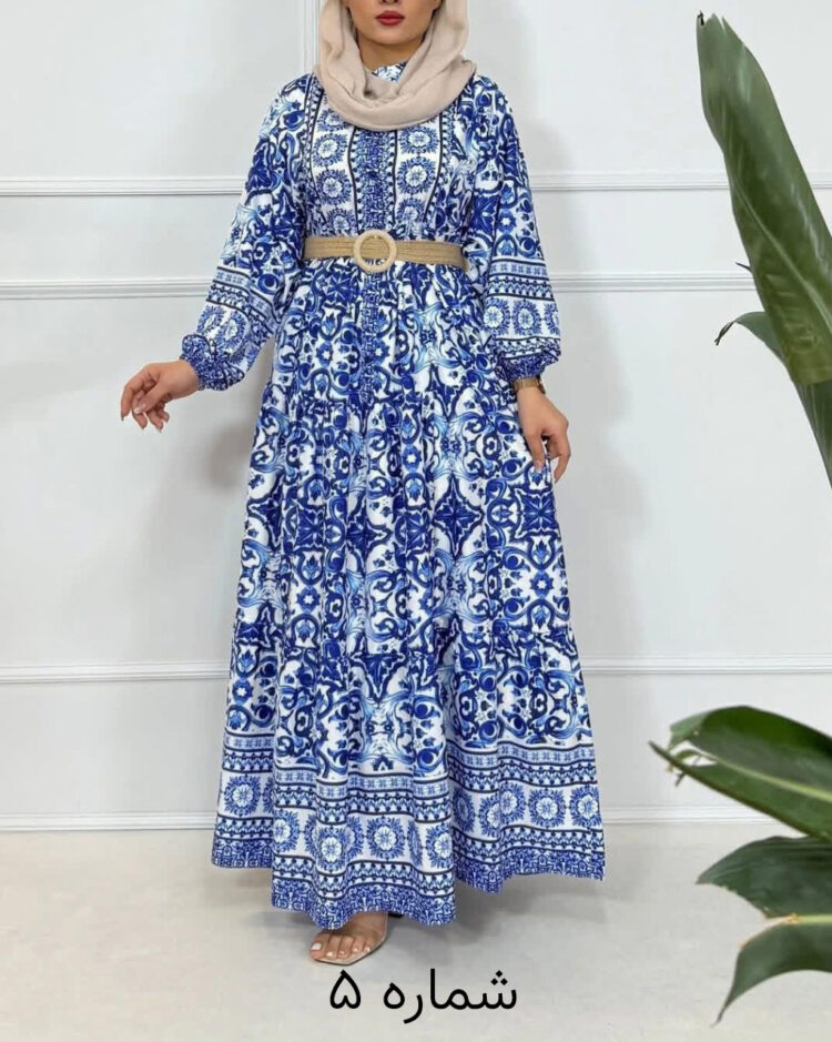 پیراهن ساحلی پرنیان کد 5