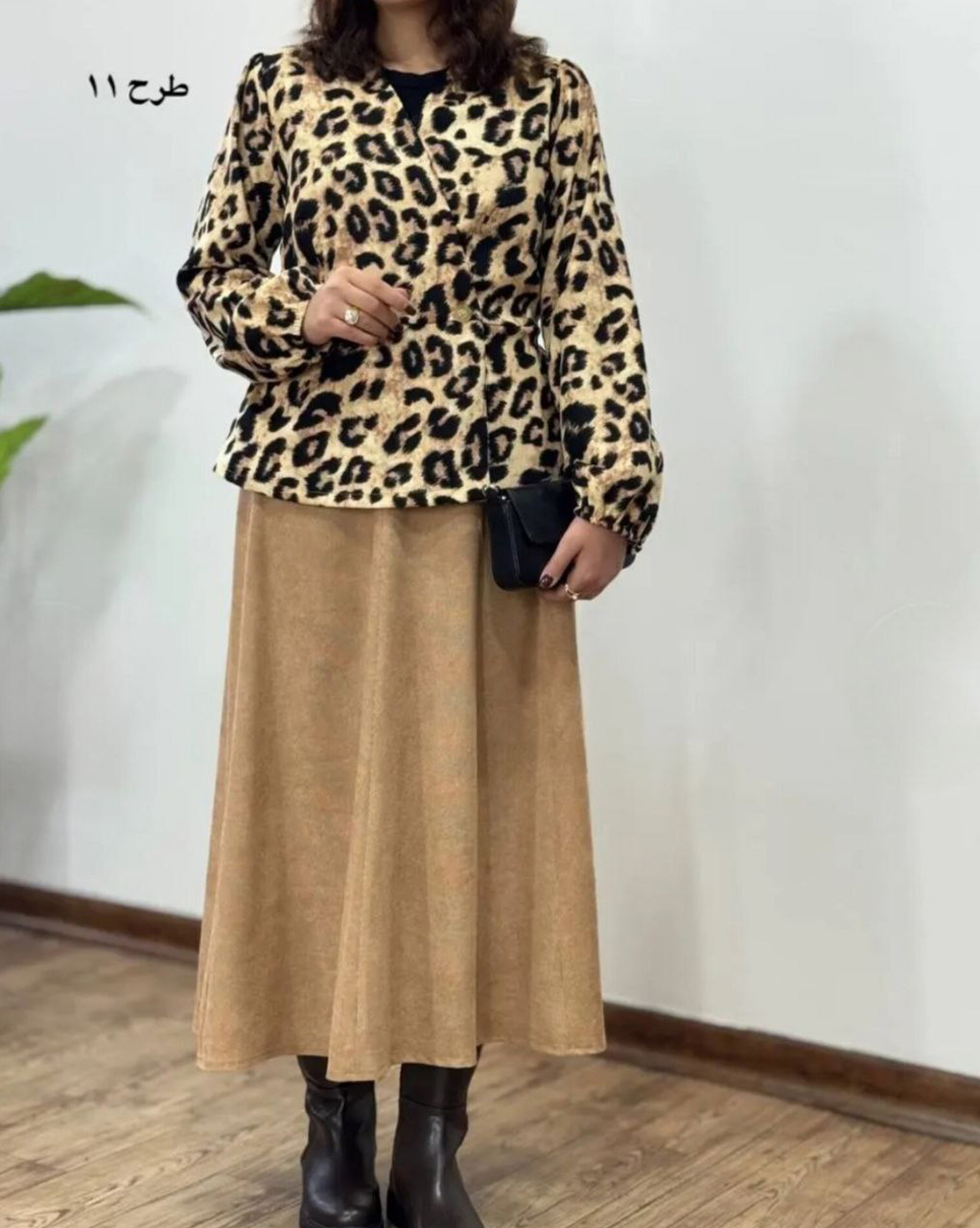 تونیک دامن ستین طرح 11