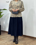 تونیک دامن ستین طرح 6