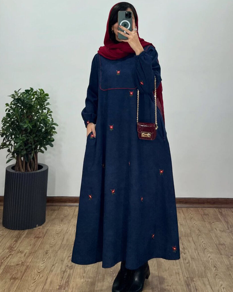 پیراهن مانتویی ناربن