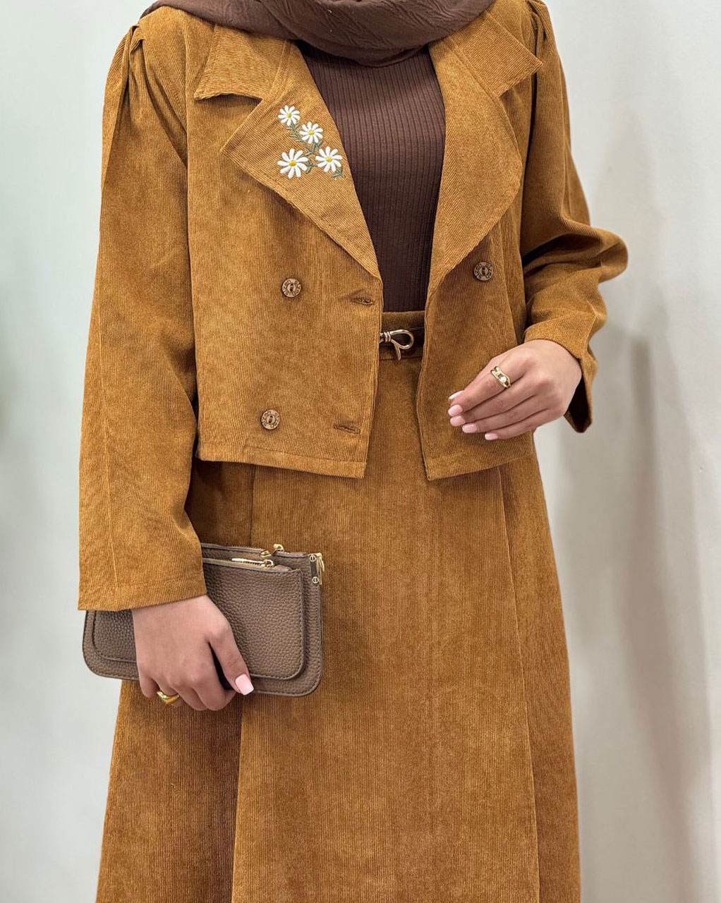 کت دامن هما عسلی