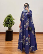 پیراهن لیلیوم کاربنی