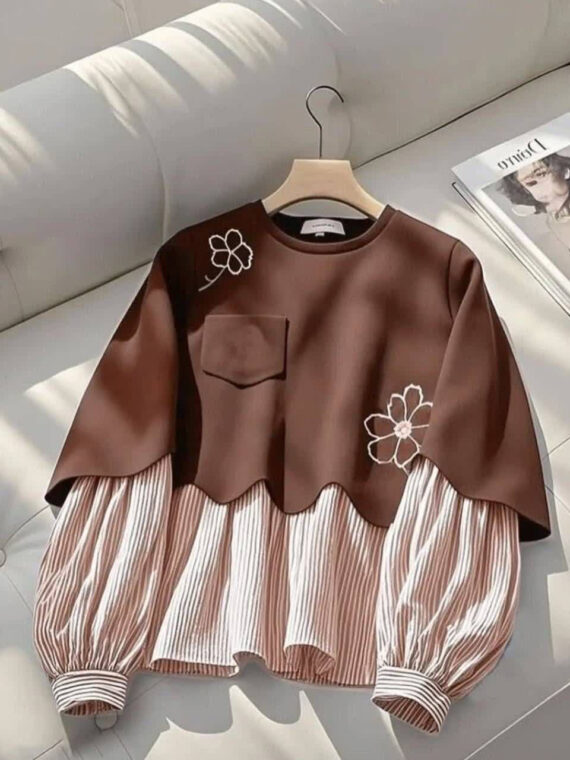 شومیز آنا نسکافه ای